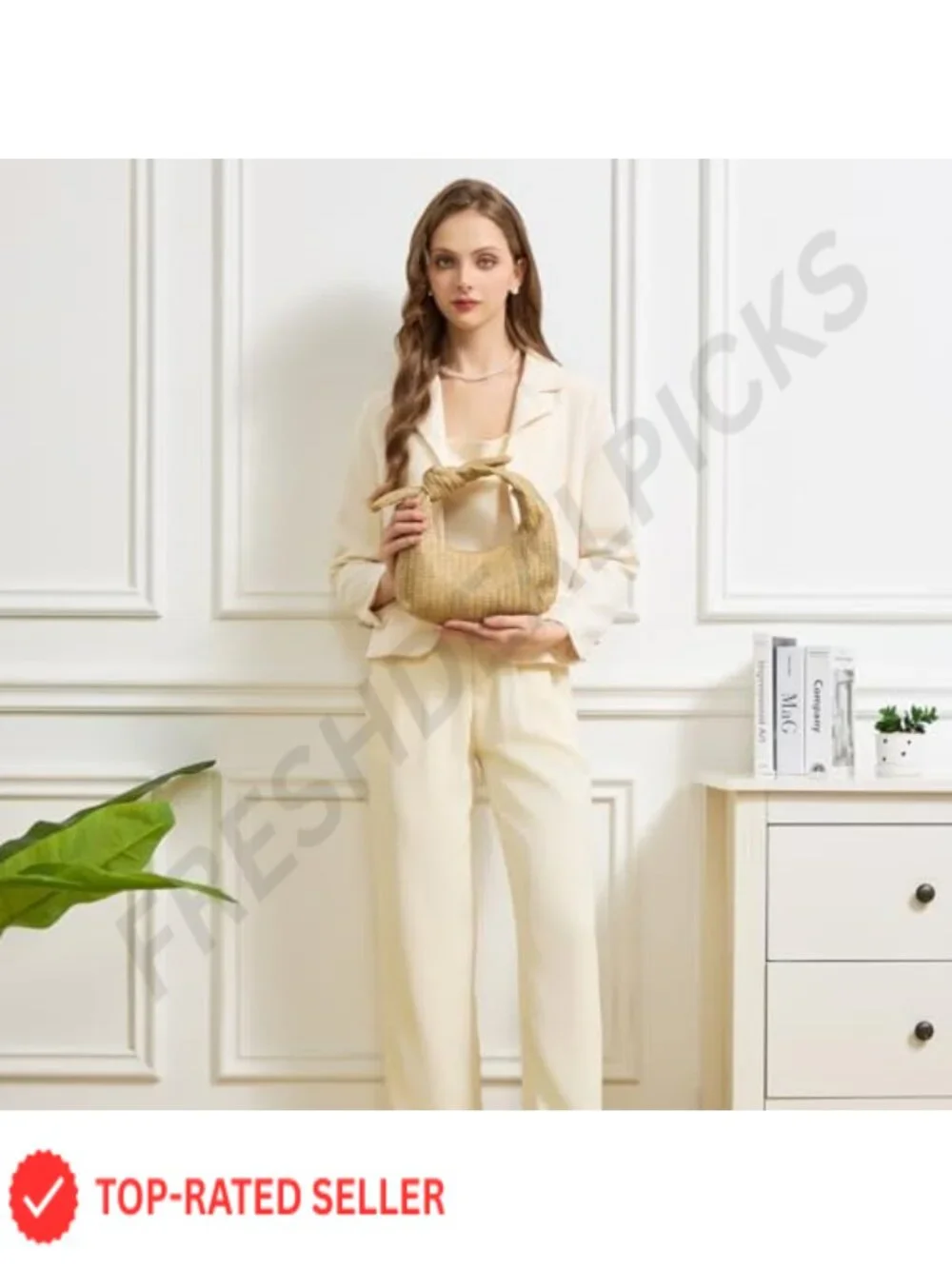 Women Straw Beach Clutch Purse Handbag Summer Shoulder Bag